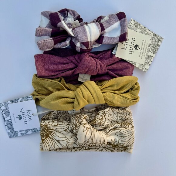 Kate Quinn Head Bow Set | Jersey & Rib, 4-Pack | Multi-color | 6–12M (M) - Picture 1 of 8